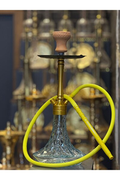 DR KARAM HOOKAH Zarif Nargile – Alüminyum Takım (sarı)