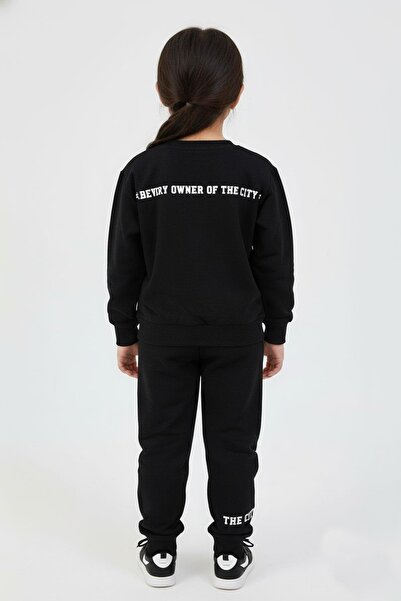 NEWKİDS The City Printed Cotton 2 Thread Seasonal Unisex Children's Set