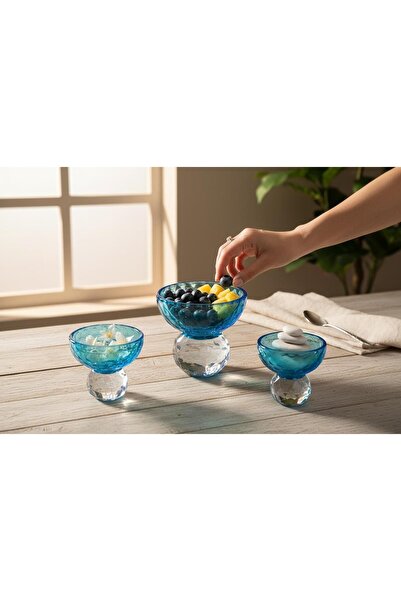 ROY KING KRİSTAL LOKUMLUK AÇIK MAVİ KÜÇÜK BOY