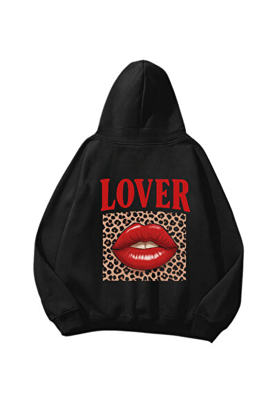 Gofeel Lover Баскъли Сяч Овърсайз Унисекс Суитшърт с качулка