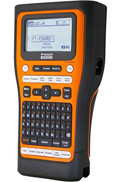 Brother PT-E560BTVP P-Touch Edge Handheld Industrial Label Printer with Bluetooth and Dual auto-Cutt