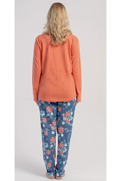 VİENETTA Büyük Beden %100 Pamuk Pijama Takımı