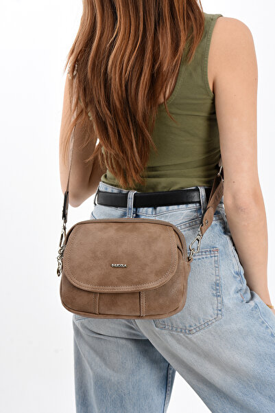 çantamgelsin Mega Polo Lisbon/Soft Leather Stylish and Functional Crossbody Women's Bag