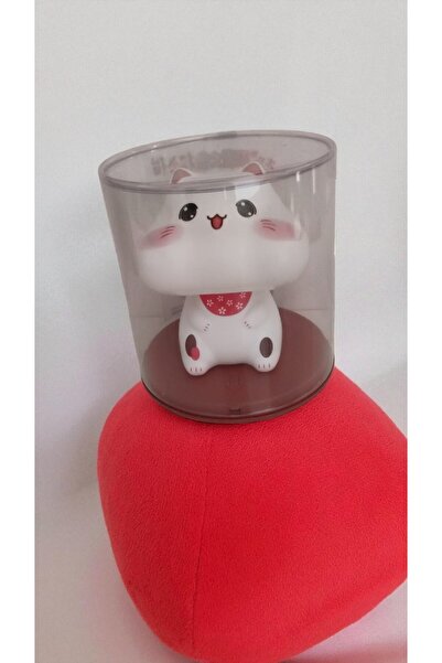 FAMEMUS ACCESSORY نموذج قطة لطيفة تهز رأسها مقاس 10 سم * 10 سم الحجم كبير