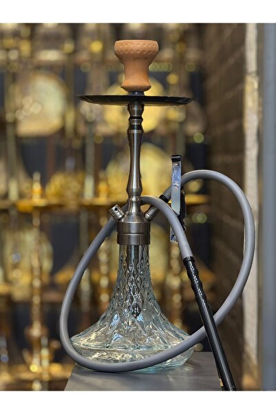 DR KARAM HOOKAH Zarif Nargile – Alüminyum Takım (Gri)