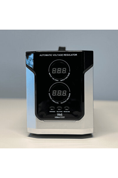 Well Voltage stabilizer with Well servomotor, capacity 1000VA, nominal power 600W, display...