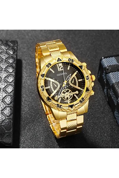 Feronnucci Men's Metal Band Luxury Analog Wrist Watch 642