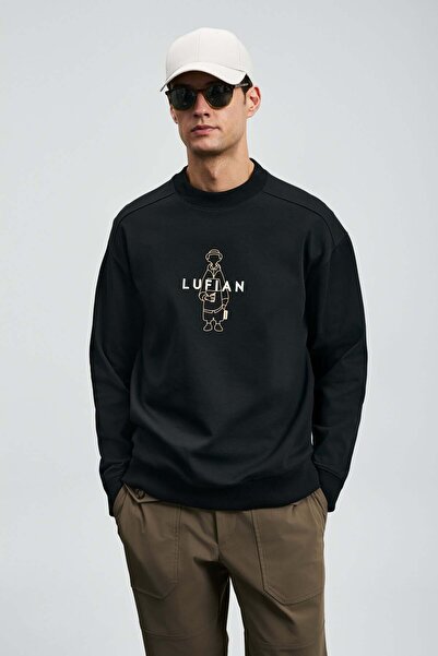 Lufian Simba Black Men's Sweatshirt 112030175
