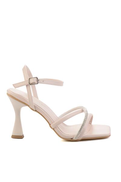 Bambi Bej Kadın Abiye Ayakkabı K05124002809