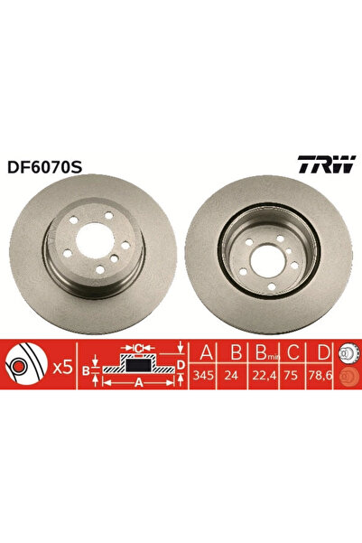 TRW Disc Frana Bmw X5/X6