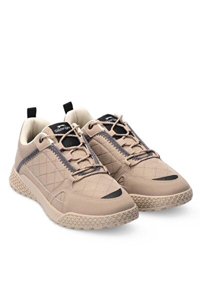 Slazenger Casual Comfortable Lace-Up Men's Sports Shoes Beige Sneaker