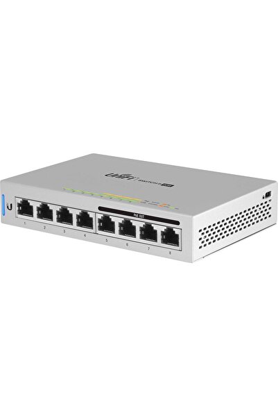 Ubiquiti Networks مفتاح إدارة US-8-60W UniFi Gigabit PoE ذو 8 منافذ