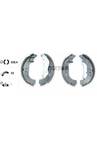 TEXTAR Set Saboti Frana Seat Toledo 4 Skoda Rapid/Roomster 2006-2022