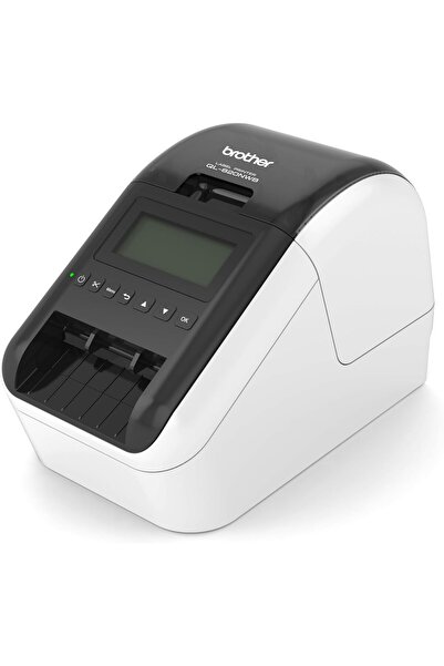 Brother QL-820NWB Professional Label Printer, Wireless and Wired LAN, 62mm Width, Time-stamp Functio
