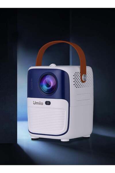 UMİİO Q2 Android HDMI Video Projector 5G WiFi Bluetooth 5M Projection Distance FHD Resolution Portab