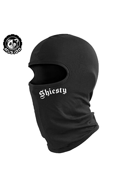 Choice Black and White-2 Musion Shiesty Ski Mask Y2K Hip Hop Balaclava Breathable Headwear for Riding and O
