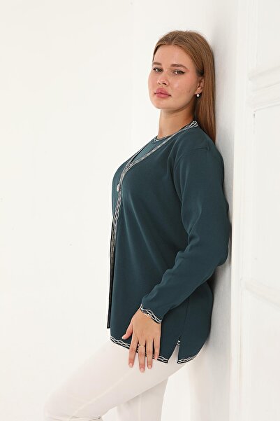 Lanze Knitwear Double Set Cardigan and Blouse