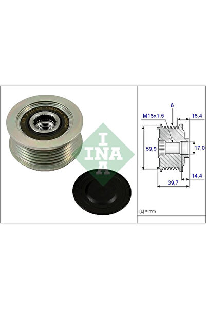 FAG Sistem Roata Libera Generator Hyundai Grandeur/Santa Fe 2/Sonata 5 Kia Ca...