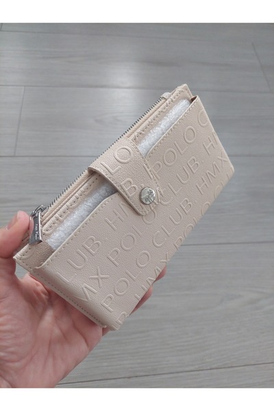 Polo Rose Beige Wallet (with Phone Compartment)