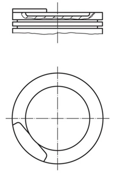 MAHLE Piston Opel Ascona C/Astra F/Corsa A Vauxhall Astra Model 2/Astra Model...