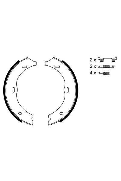 Bosch Set Saboti Frana Frana De Mana Mercedes-Benz Viano/Vito / Mixto Caroser...