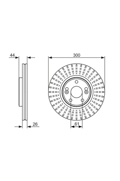 Bosch Дискови спирачки Renault Scenic 1 Микробус