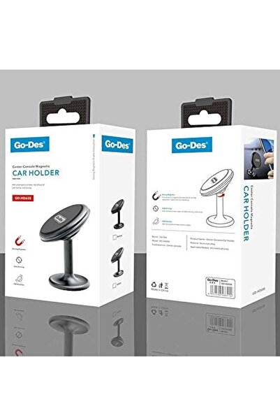 Go-Des HD658 360° Rotation Super Magnetic Mobile Phone Car Holder for All Mobiles Tablets and iPads