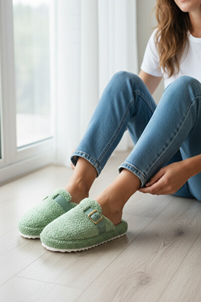 Y&D Shoes Buckle Towel Winter Women's House Slippers Dowry Bundle