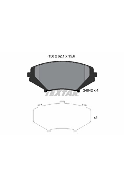 TEXTAR Set Placute Frana Frana Disc Mazda Rx-8