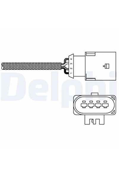 DELPHİ Ламбда сонда Abarth 500 / 595 / 695/500C / 595C / 695C Alfa Romeo Giul...