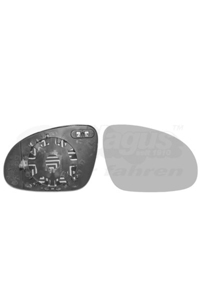 VAN WEZEL Sticla Oglinda Oglinda Retrovizoare Exterioara Dreapta Vw Eos/Golf ...