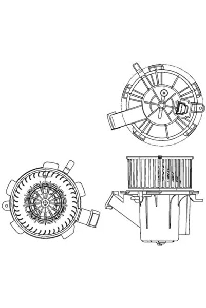 MAHLE Вентилатор за интериор на Smart Fortwo