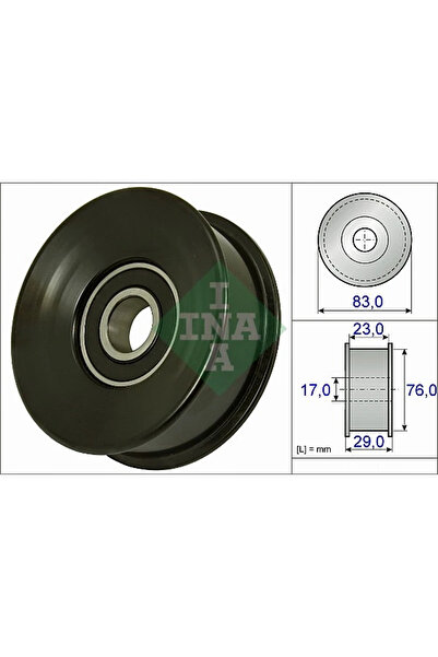 FAG Rola Ghidare/Conducere Curea Transmisie Land Rover Defender/Discovery 3/R...