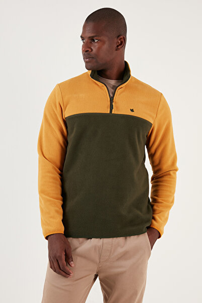 Buratti Regular Fit Anti-Pilling Non-Pilling Stand Collar Ribbed 2-Pack Fleece Men's Polar 59