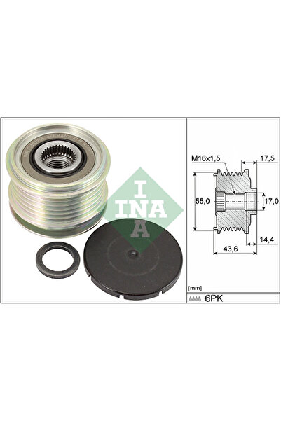 FAG Sistem Roata Libera Generator Dacia Duster/Logan/Sandero Mahindra Renault...