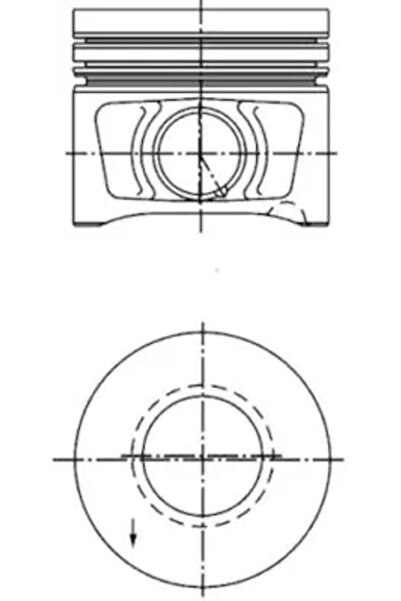 Kolbenschmidt Piston Audi A3/A4 B7/A6 C6 Mitsubishi Grandis