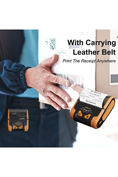RONGTA RPP300 Portable Mini 80mm Pocket Mobile POS Thermal Receipt Printer with Bluetooth+USB interf