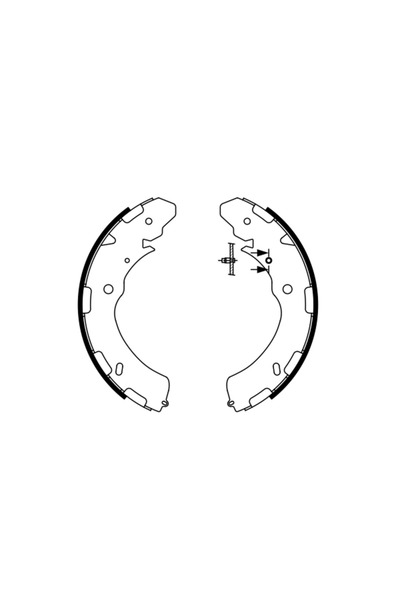 Bosch Set Saboti Frana Mitsubishi L200 / Triton/L200 Platou / Sasiu/Pajero Sp...