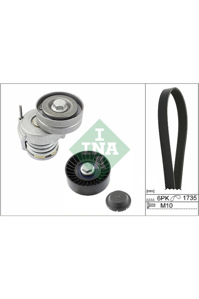 FAG Set Curea Transmisie Cu Caneluri Audi A1/A3 Seat Altea/Leon/Toledo 4