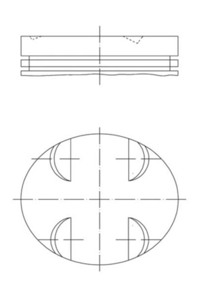 MAHLE Piston Mercedes-Benz C-Class/Clk/Cls