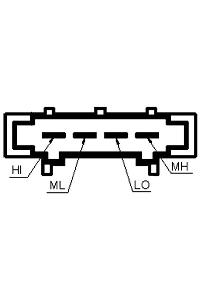 MAHLE Резистор за духалка салон Audi A3 Seat Alhambra/Leon