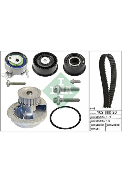 FAG Set Pompa Apa + Curea Dintata Chevrolet Astra/Viva Holden Astra/Barina