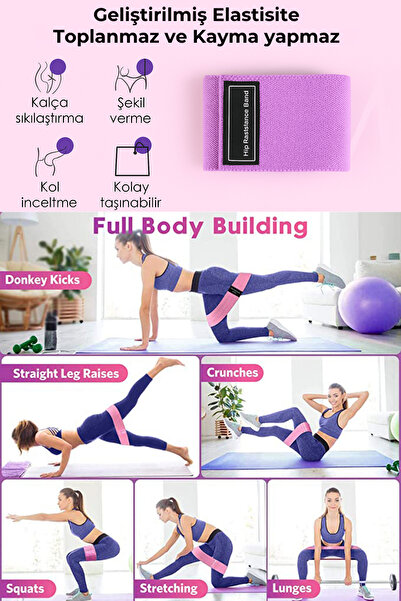 Technojet Resistance Band – Pilates, Squat, and Hip Shaping Exercise Rubber Band