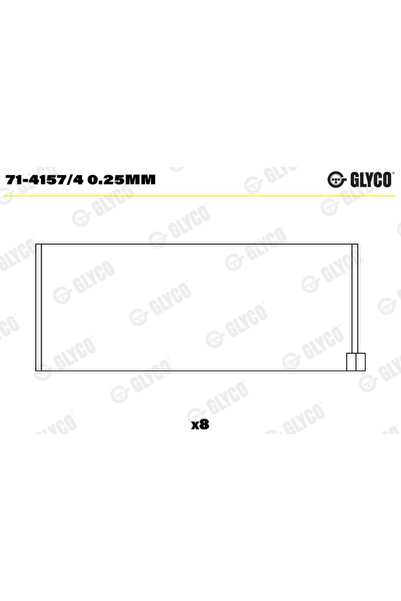 GLYCO Cuzineti Biela Alfa Romeo 145/146/155 Fiat Barchetta/Brava/Bravo 1