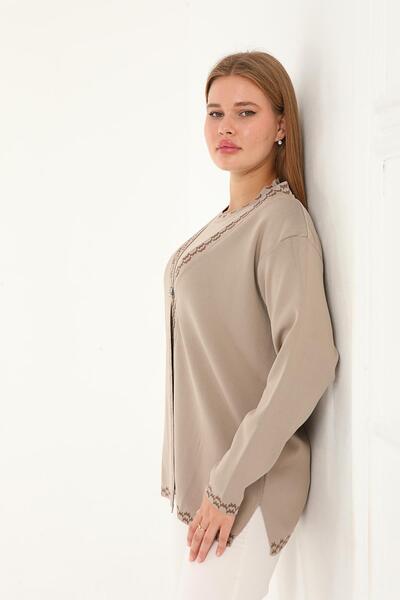 Lanze Knitwear Double Set Cardigan and Blouse