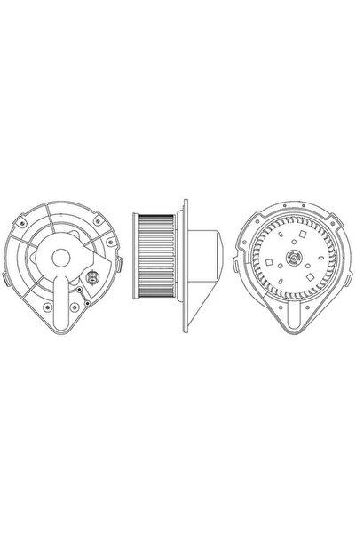 MAHLE Ventilator Habitaclu Audi 80 B3 Limuzina/90 B3 Vw Golf 2/Jetta 2