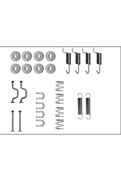 TEXTAR Set Accesorii Saboti Frana Parcare Lexus Es Toyota Camry/Carina 5/Cari...