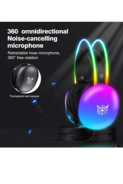 Onikuma X25 Gaming Headset Over-Ear Gaming Wired Headphones with Mic