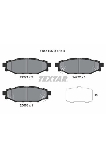 Krieger Set Placute Frana Frana Disc Subaru Forester/Impreza/Legacy 4 Toyota ...
