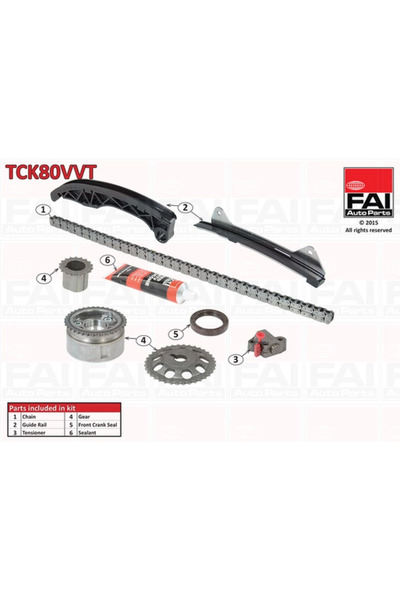 FAI AUTOPARTS Chit Lant De Distributie Deasupra Citroen C1 Peugeot 107/108
